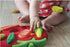 Rubbabu 3D Vegetable Shape Sorter | Educational Tomato Shaped Puzzle with 7 Bright Vegetables